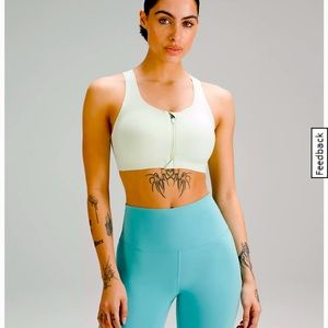 Lululemon elite front zip bra with tags. Brand new.